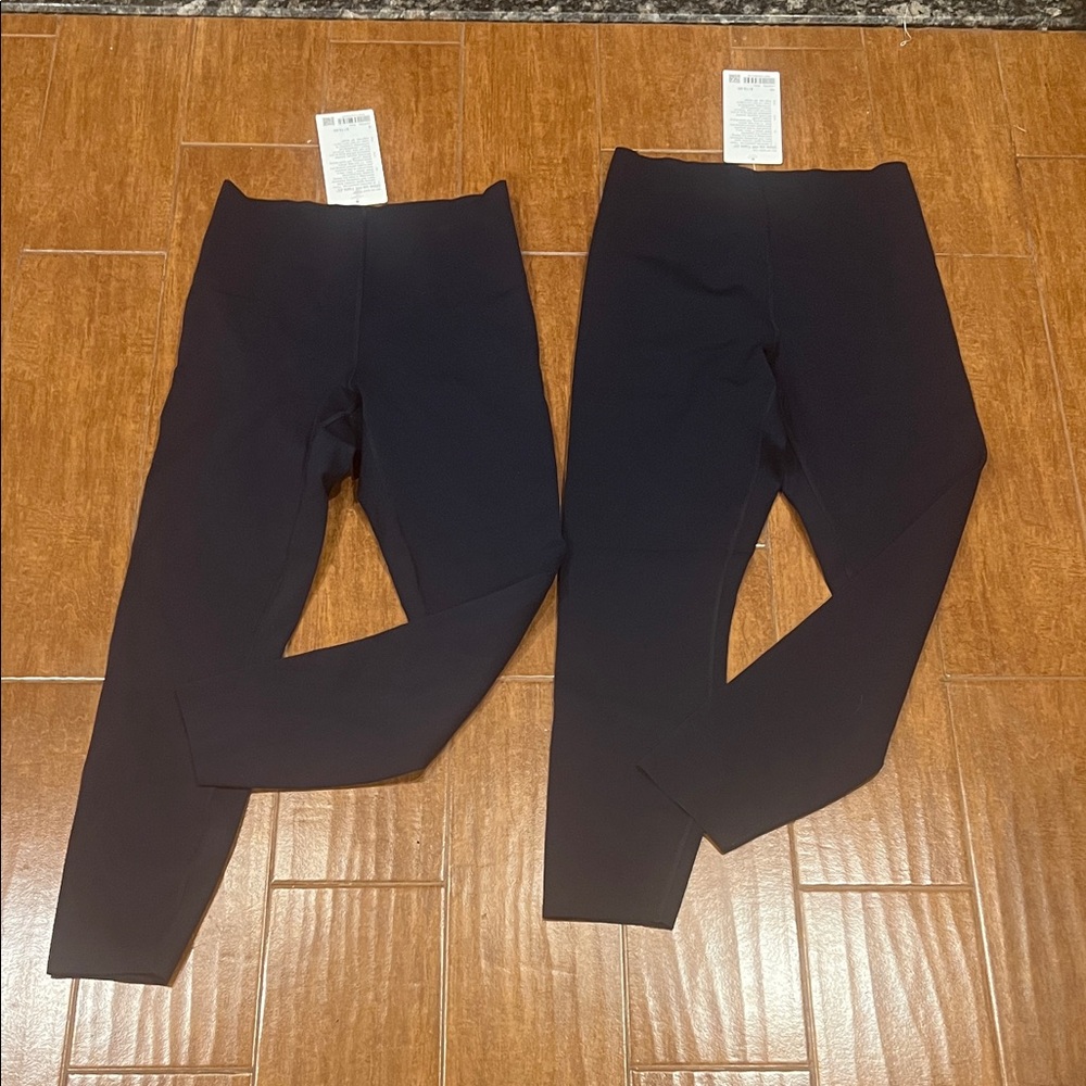 Lululemon navy blue Leggings glow Up Har 25”
